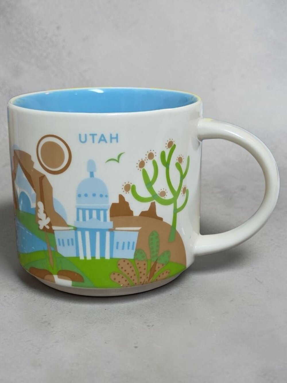 Starbucks Utah 14oz You Are Here Mug 2015